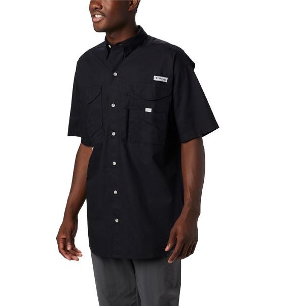 Columbia PFG Bonehead Fishing Shirts Black For Men's NZ9654 New Zealand